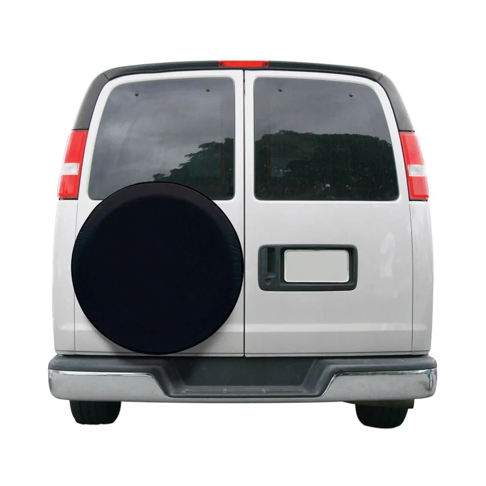 75387 – CLASSIC ACC Spare Tire Cover, Fits 30 Inch To 33 Inch Diameter Tires Plain Black Vinyl All Weather Protection...